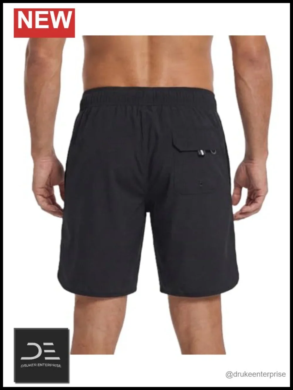 Men's Swim Trunks Quick Dry Stretch Beach Shorts with Mesh Lining UPF 50+
